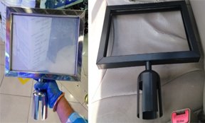 Reception Sign Board,Acrylic Stand -Table Style for Bank