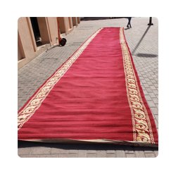 Abu Dhabi red and Green Carpet Rental